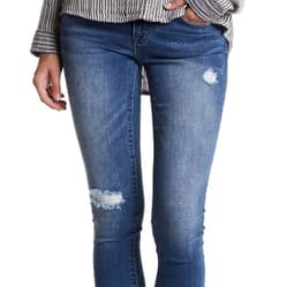 Hudson Krista Super Skinny Distressed Jeans